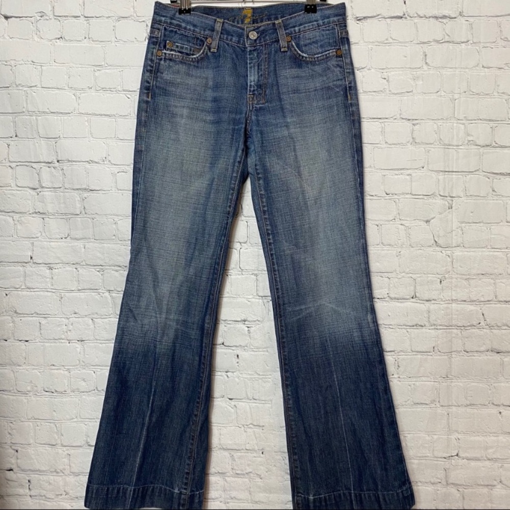 7 for all mankind DOJO low rise flare jeans